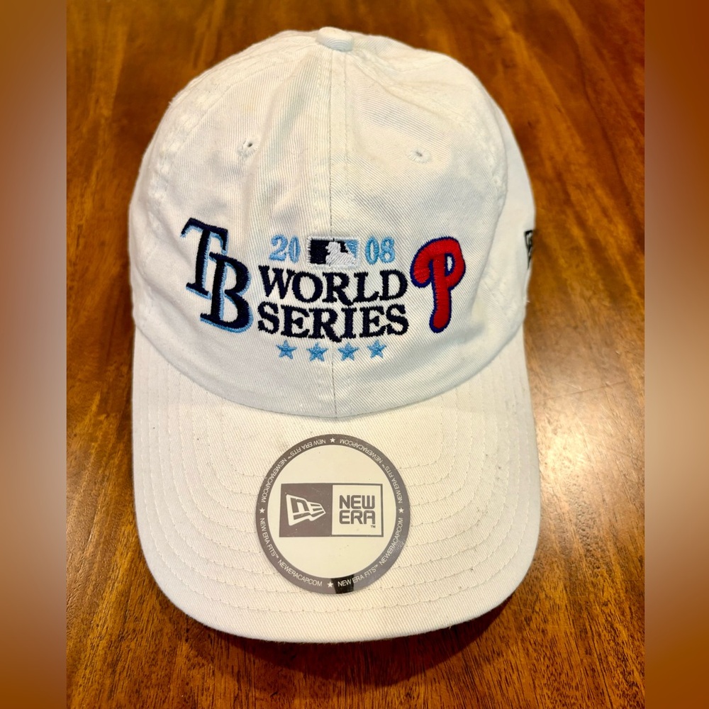 2008 World Series Phillies vs. Tampa Bay NEW ERA Baseball Cap!!!!